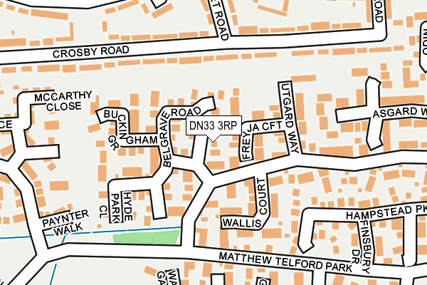 DN33 3RP map - OS OpenMap – Local (Ordnance Survey)