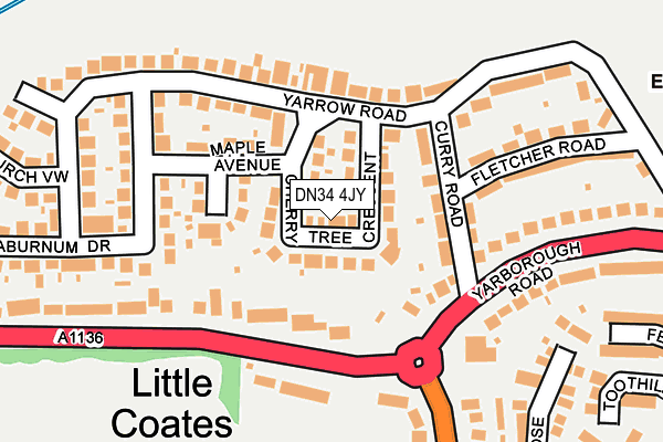 Map of THE EBGROUPONLINE LTD at local scale