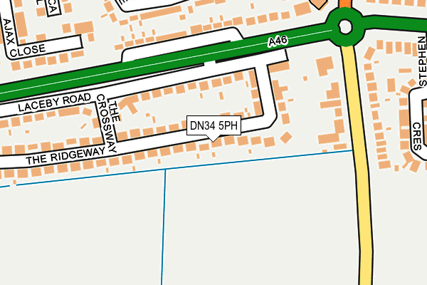 DN34 5PH map - OS OpenMap – Local (Ordnance Survey)