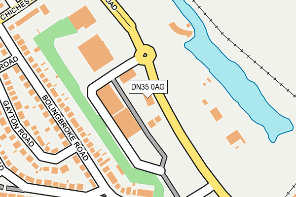 DN35 0AG map - OS OpenMap – Local (Ordnance Survey)