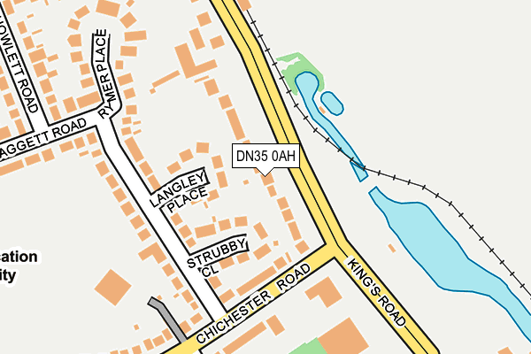 DN35 0AH map - OS OpenMap – Local (Ordnance Survey)