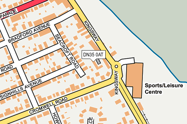 DN35 0AT map - OS OpenMap – Local (Ordnance Survey)