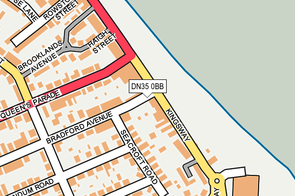 DN35 0BB map - OS OpenMap – Local (Ordnance Survey)