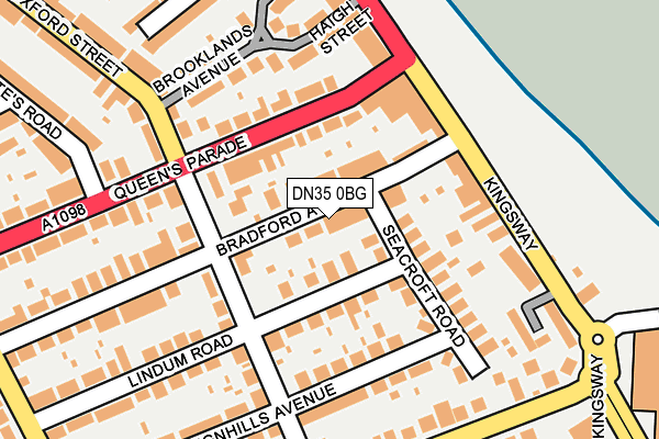 DN35 0BG map - OS OpenMap – Local (Ordnance Survey)