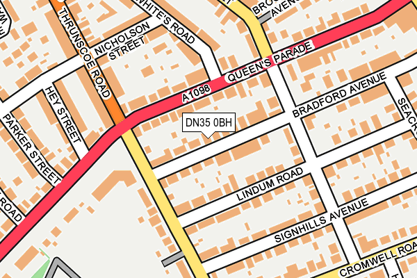 DN35 0BH map - OS OpenMap – Local (Ordnance Survey)