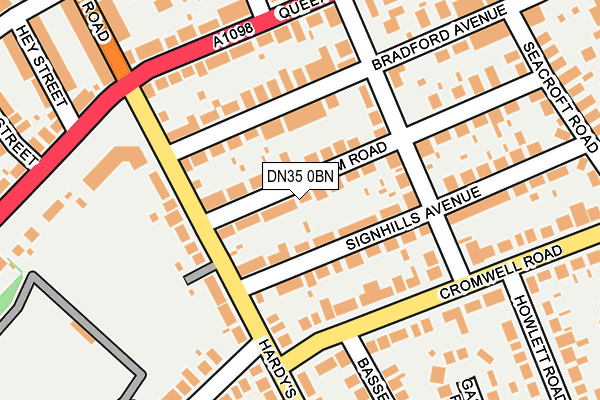 DN35 0BN map - OS OpenMap – Local (Ordnance Survey)