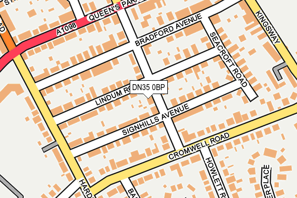 DN35 0BP map - OS OpenMap – Local (Ordnance Survey)