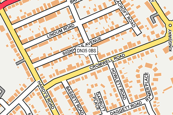 DN35 0BS map - OS OpenMap – Local (Ordnance Survey)