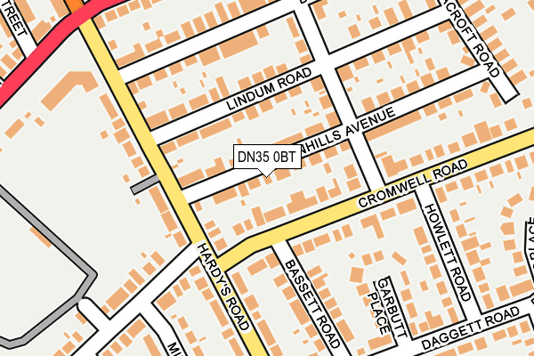 DN35 0BT map - OS OpenMap – Local (Ordnance Survey)