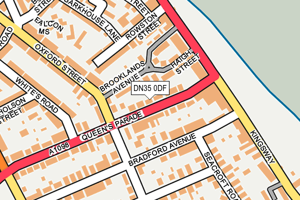 DN35 0DF map - OS OpenMap – Local (Ordnance Survey)