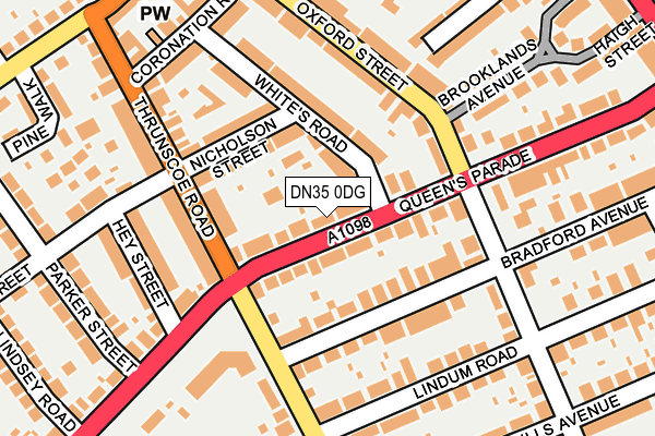 DN35 0DG map - OS OpenMap – Local (Ordnance Survey)