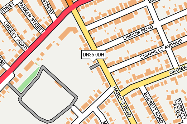 DN35 0DH map - OS OpenMap – Local (Ordnance Survey)