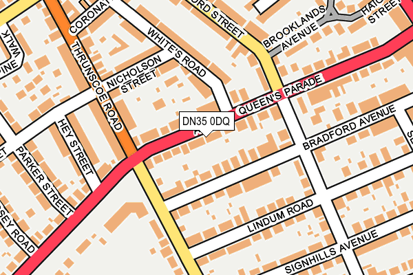 DN35 0DQ map - OS OpenMap – Local (Ordnance Survey)