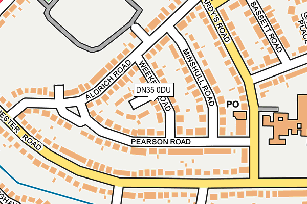 DN35 0DU map - OS OpenMap – Local (Ordnance Survey)