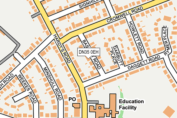 DN35 0EH map - OS OpenMap – Local (Ordnance Survey)