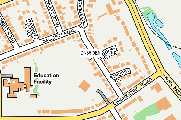 DN35 0EN map - OS OpenMap – Local (Ordnance Survey)