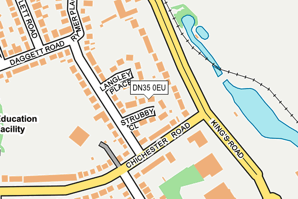 DN35 0EU map - OS OpenMap – Local (Ordnance Survey)