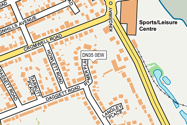 DN35 0EW map - OS OpenMap – Local (Ordnance Survey)