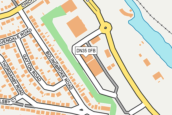 DN35 0FB map - OS OpenMap – Local (Ordnance Survey)