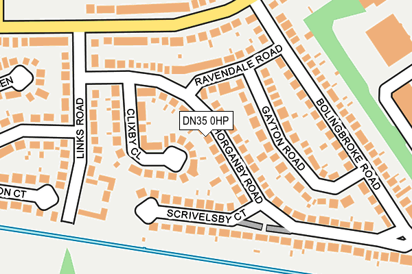 DN35 0HP map - OS OpenMap – Local (Ordnance Survey)