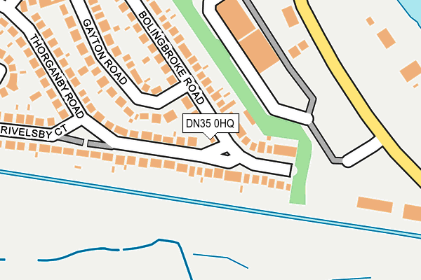 DN35 0HQ map - OS OpenMap – Local (Ordnance Survey)