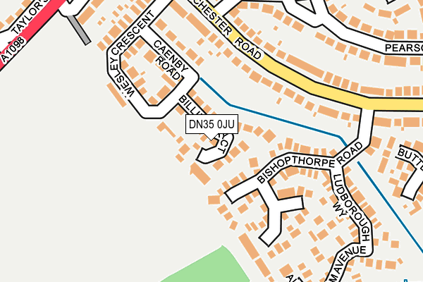 DN35 0JU map - OS OpenMap – Local (Ordnance Survey)