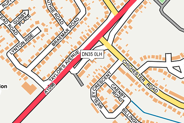 DN35 0LH map - OS OpenMap – Local (Ordnance Survey)