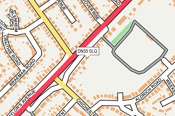 DN35 0LQ map - OS OpenMap – Local (Ordnance Survey)