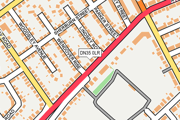 DN35 0LR map - OS OpenMap – Local (Ordnance Survey)