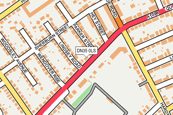 DN35 0LS map - OS OpenMap – Local (Ordnance Survey)