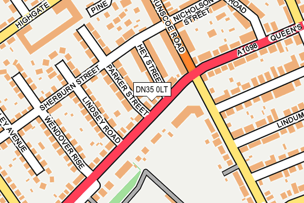 DN35 0LT map - OS OpenMap – Local (Ordnance Survey)