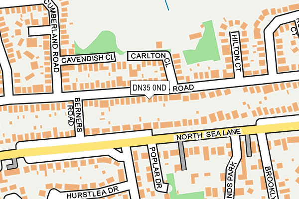 DN35 0ND map - OS OpenMap – Local (Ordnance Survey)