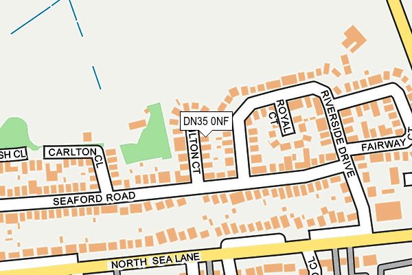 DN35 0NF map - OS OpenMap – Local (Ordnance Survey)