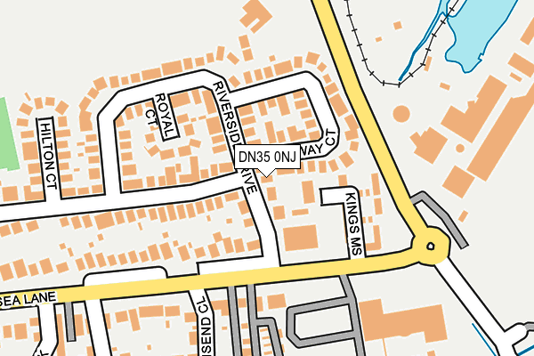 DN35 0NJ map - OS OpenMap – Local (Ordnance Survey)
