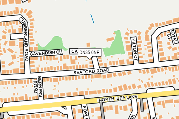 DN35 0NP map - OS OpenMap – Local (Ordnance Survey)