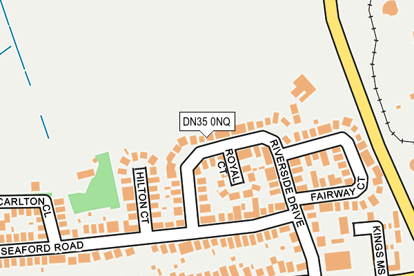 DN35 0NQ map - OS OpenMap – Local (Ordnance Survey)