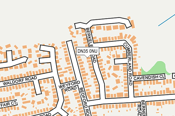 DN35 0NU map - OS OpenMap – Local (Ordnance Survey)