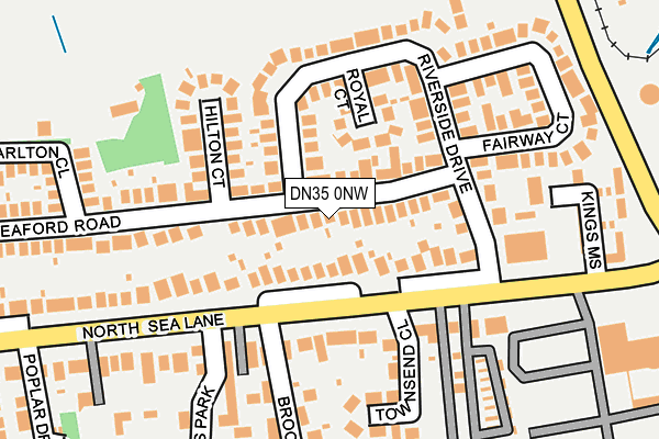 DN35 0NW map - OS OpenMap – Local (Ordnance Survey)