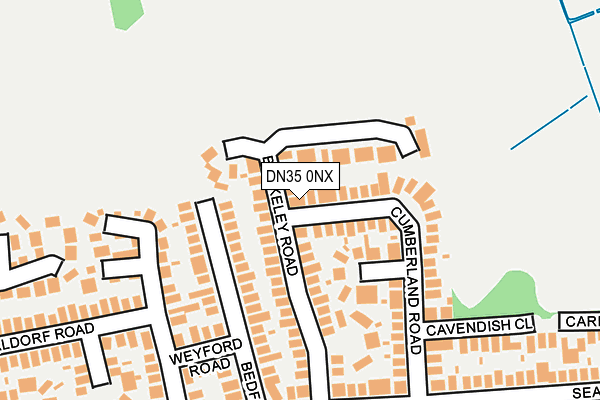 DN35 0NX map - OS OpenMap – Local (Ordnance Survey)