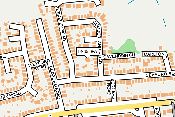 DN35 0PA map - OS OpenMap – Local (Ordnance Survey)