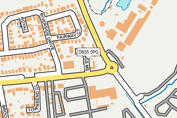 DN35 0PG map - OS OpenMap – Local (Ordnance Survey)
