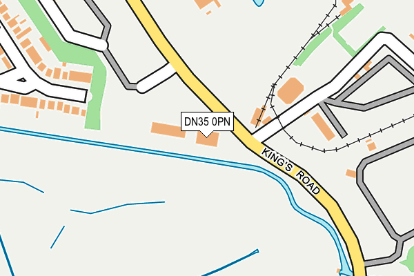 DN35 0PN map - OS OpenMap – Local (Ordnance Survey)