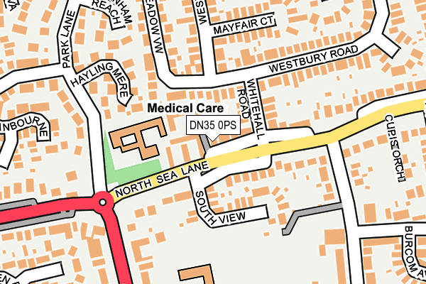 DN35 0PS map - OS OpenMap – Local (Ordnance Survey)