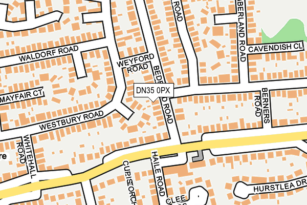DN35 0PX map - OS OpenMap – Local (Ordnance Survey)