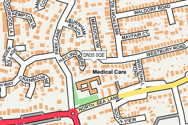 DN35 0QE map - OS OpenMap – Local (Ordnance Survey)
