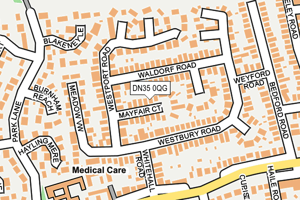 DN35 0QG map - OS OpenMap – Local (Ordnance Survey)