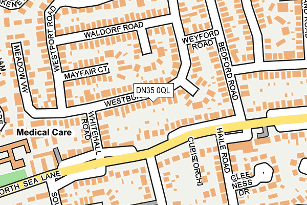 DN35 0QL map - OS OpenMap – Local (Ordnance Survey)