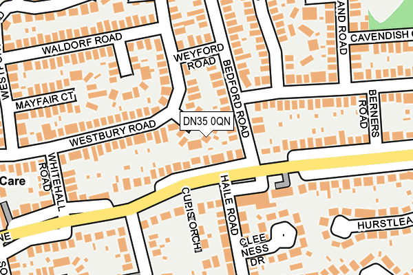 DN35 0QN map - OS OpenMap – Local (Ordnance Survey)