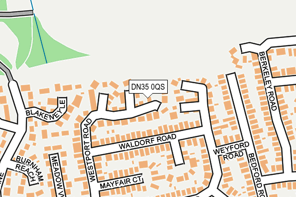 DN35 0QS map - OS OpenMap – Local (Ordnance Survey)