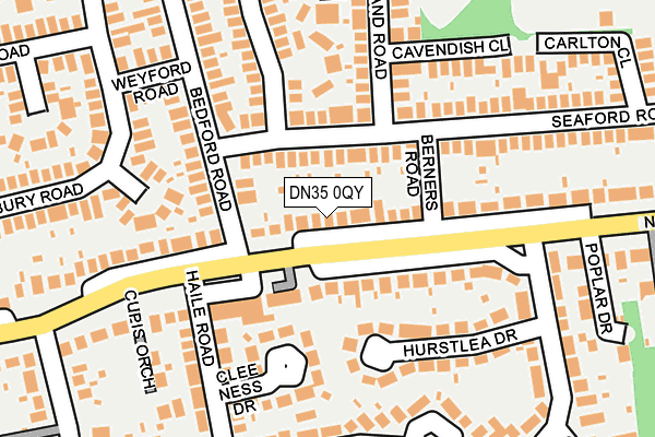 DN35 0QY map - OS OpenMap – Local (Ordnance Survey)